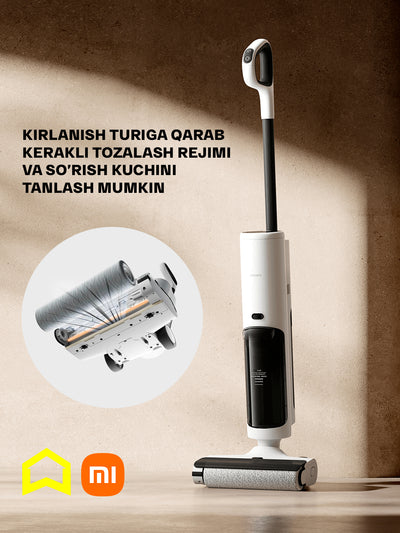 Simsiz vertikal pol uchun changyutgich Xiaomi Truclean W20 Wet Dry Vacuum EU, yuvadigan
