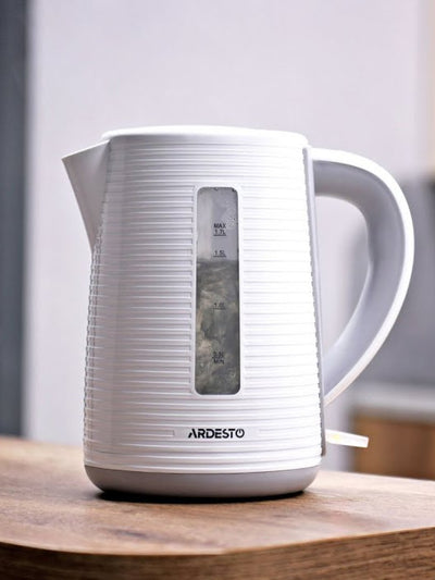 Elektr choynak Ardesto EKL-F17WG 1,7l/2150W/strix boshqaruvi/rang oq + kulrang