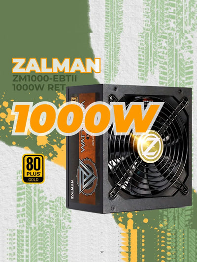 Elektr ta'minoti Zalman ZM1000-EBTII WATTTERA 1000W 80 Plus Gold 100-240V, EU