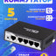 Switch 2E PowerLink SP401F 4xFE PoE+, 1xFE Uplink, 55 W, boshqarilmaydi
