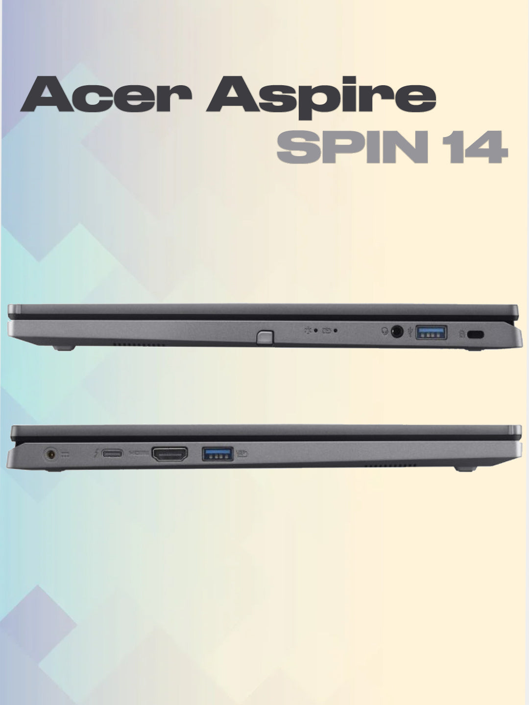 Acer Aspire 5 Spin 14/14" IPS, Intel Core 5-120U, 8 GB LPDDR5, 512 GB SSD, Intel Graphics