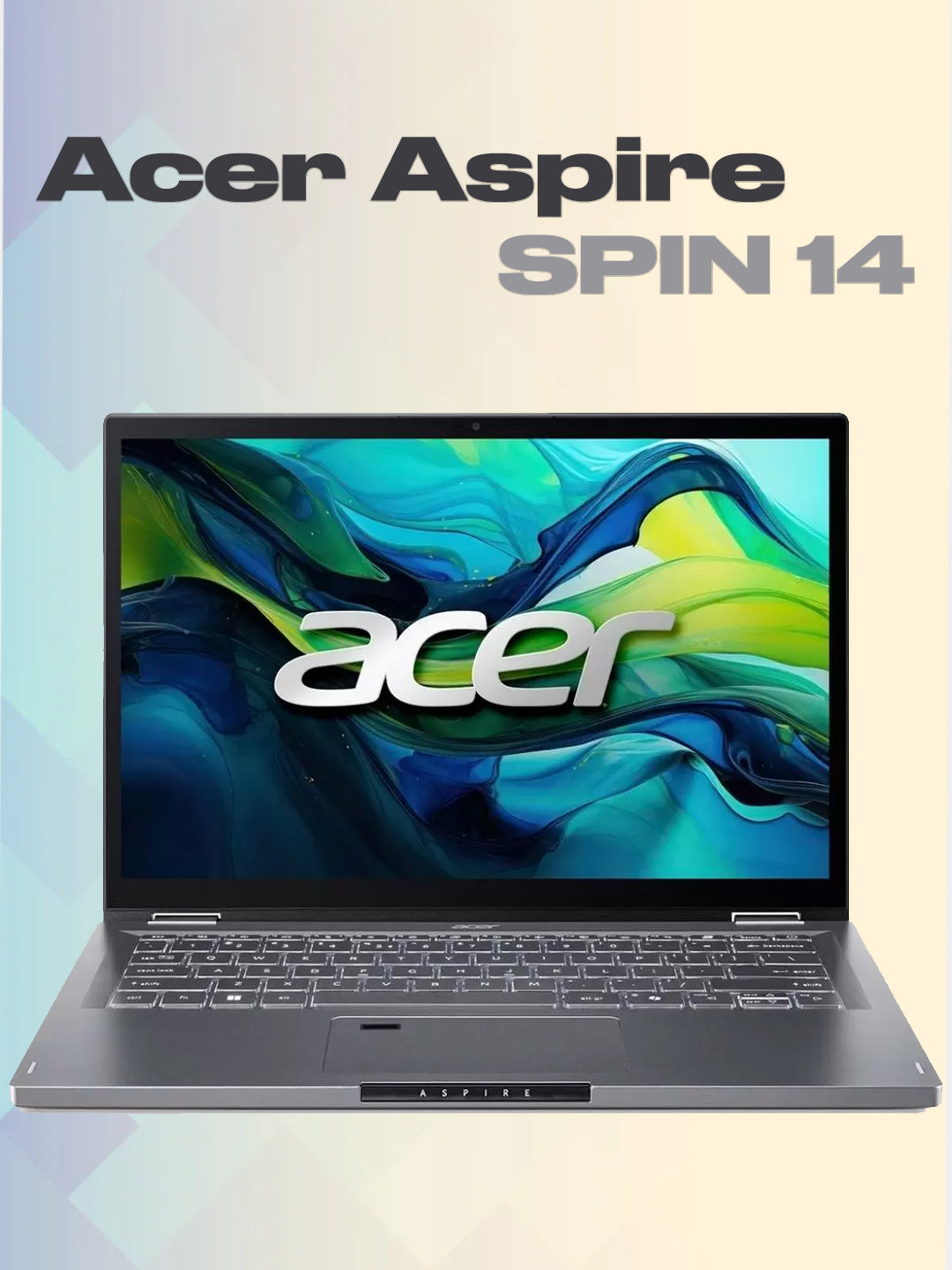 Acer Aspire 5 Spin 14/14" IPS, Intel Core 5-120U, 8 GB LPDDR5, 512 GB SSD, Intel Graphics