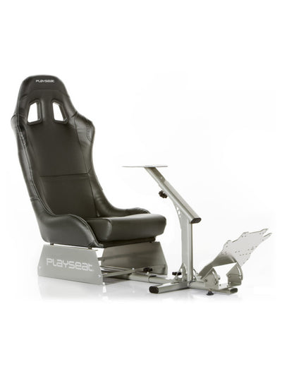 Oyin kreslosi Playseat Evolution - Black, rul va pedal mahkamlagichiga ega kokpiti