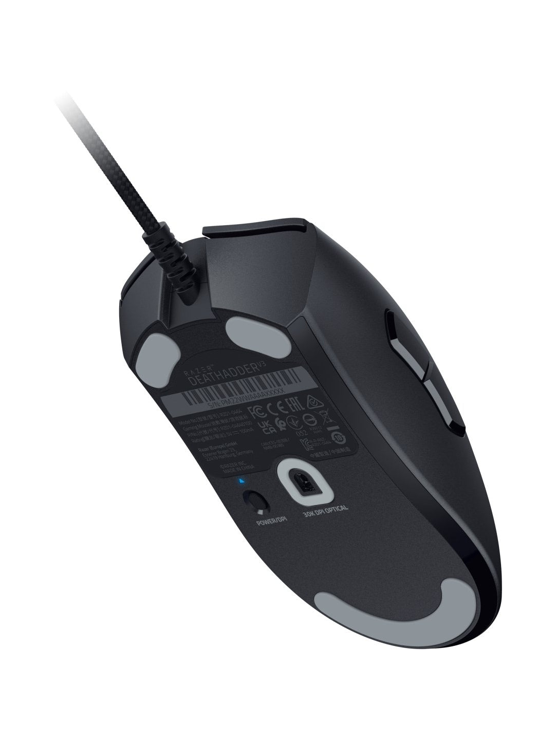 Razer DeathAdder V3 oyin simli sichqonchasi, USB-A,