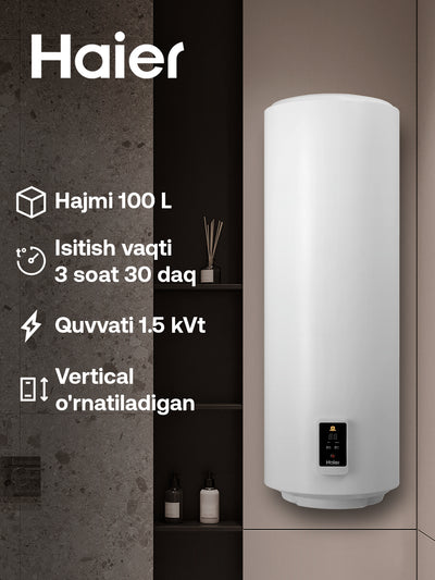 Haier elektr suv isitgichi 100 litr, 7 yillik kafolat ichki bak uchun ES100V-A5