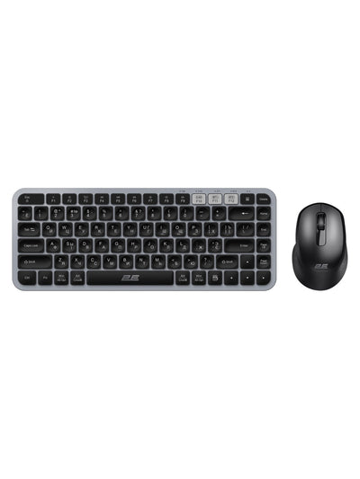 Klaviatura+sichqoncha, simsiz to'plam 2E MK430 WL/BT