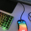 RGB yoritgichli 2E Gaming KG345 oyin klaviaturasi + 2E Gaming MG345 sichqoni