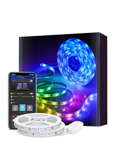 Smart LED tasmasi Govee H6110 RGB Smart Wi-Fi + Bluetooth LED chiziqli chiroqlar, 10 m