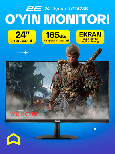 O'yin monitori 2E Gaming G2423B 23.8", FHD, 165 Hz, 2E-G2423B-01 UA
