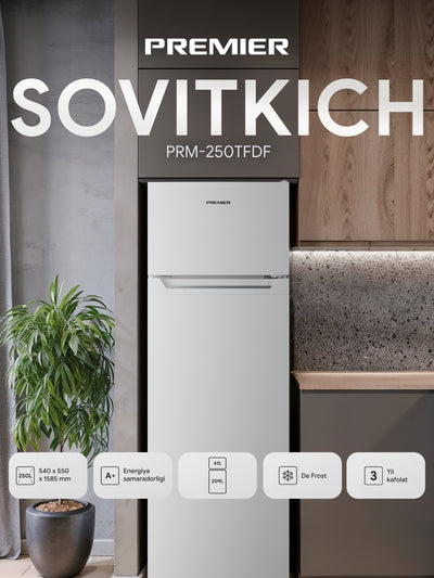 Sovutgich Premier PRM-250TFDF/W