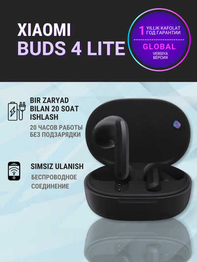 Simsiz quloqchinlar Xiaomi Redmi Buds 4 Lite