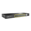 Netis p124gh 24xfe PoE+ kaliti, 2xge Uplink, 2xge SFP, boshqarib bo'lmaydigan