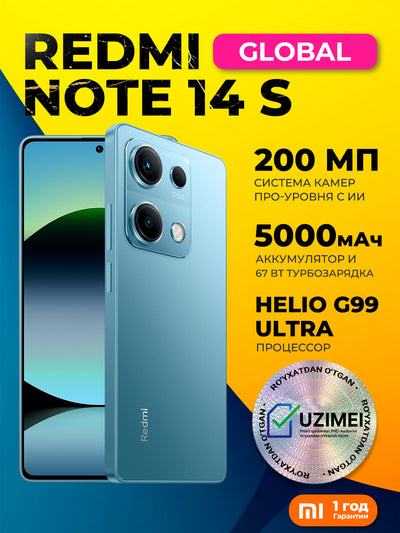 Smartfon Xiaomi Redmi Note 14S 8/256GB