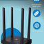 Router Netis N5 AC1200, 2xFE LAN, 1xFE WAN, 1xUSB 2.0 3G/4G, 4x tashqi antennalar