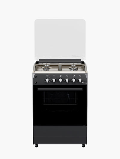 Gaz plita Ideal L165 Inox, 4 gaz konforka, pech hajmi 65 litr, 60 * 60