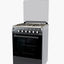 Gaz plita Ideal L165 Inox, 4 gaz konforka, pech hajmi 65 litr, 60 * 60