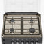 Gaz plita Ideal L165 Inox, 4 gaz konforka, pech hajmi 65 litr, 60 * 60