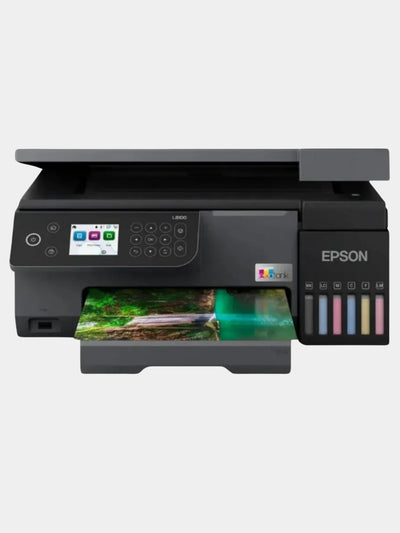 Epson EcoTank L8100 ko'p funksiyali printeri, siyohli, rangli, A4, USB, Wi-Fi