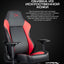 O'yin o'rindig'i HyperX RUBY qora / qizil 367522