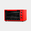 Mini pech ELEKTR DUXOVKA ALOXIDA TURADIGAN Shivaki MD 3618 E, Red