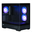 Zalman P30 BLACK V2 korpusi, 3 ventilyator, oyinlar uchun Micro-ATX toplami Qora