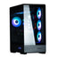 Zalman P50 DS kompyuter korpusi, 4 ta kulera komplektda, shisha,ARGB yoruglik Qora va Oq