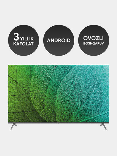 Televizor Smart Premier 32PRM770HSV 32 Android, ovozli qidiruv bilan masofadan boshqarish