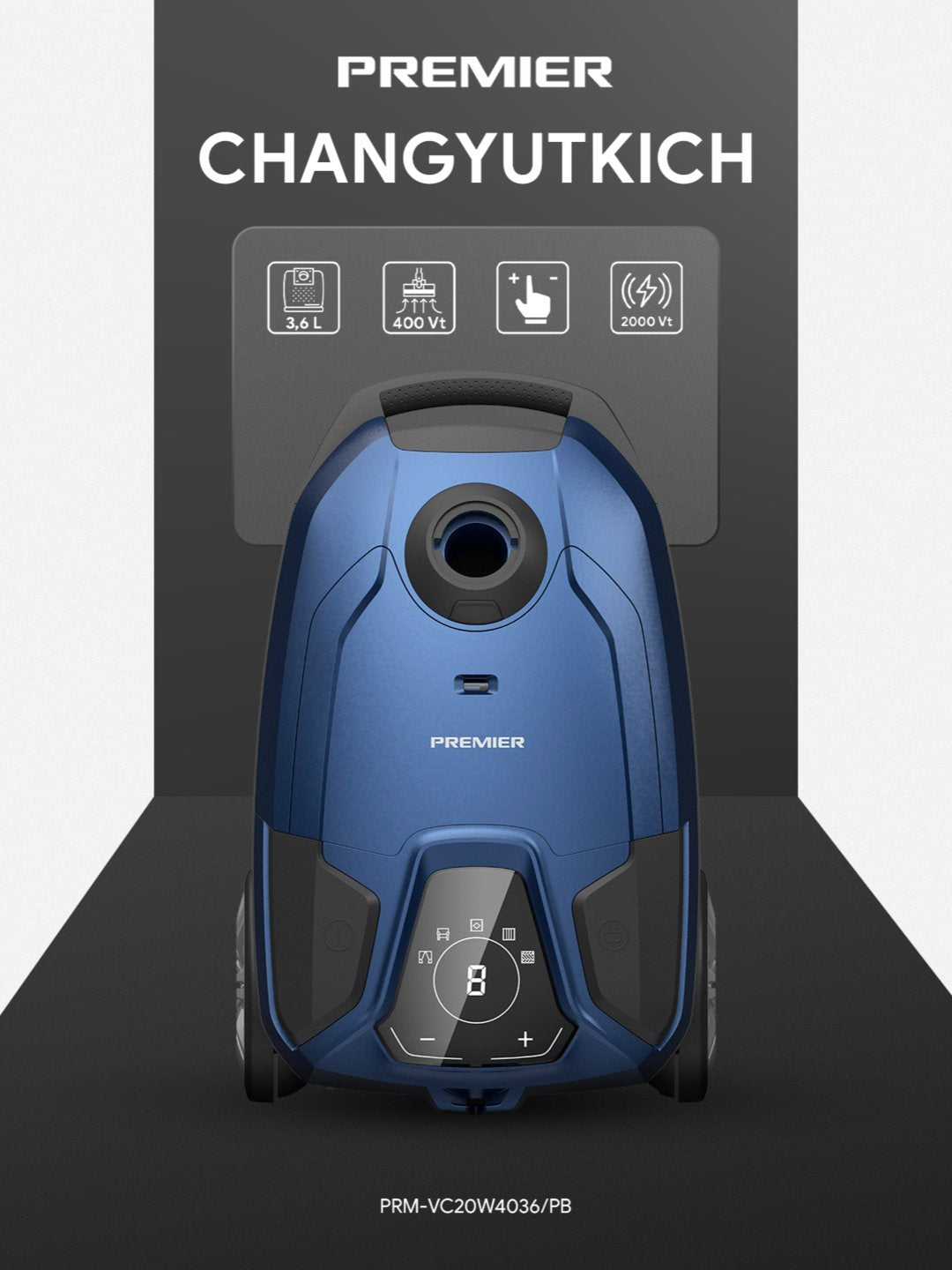 Premier PRM-VC20W4036PB changyutgichi, 400 Vt