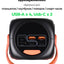 Power Bank 60000 mAh, chiroq bor, sayohatlar uchun maqul 2E-PB6001PD-Qora