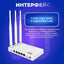 Wi-Fi router Netis WF2409E N300, modemli marshrutizator, 4 ta LAN, 1 ta WAN, 3 ta tashqi antenna