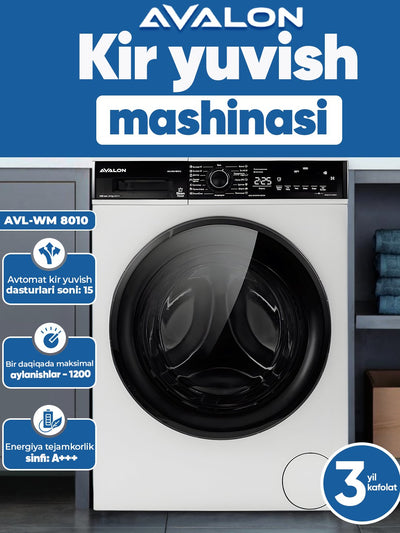 Kir yuvish mashinasi AVALON AVL-WM 8010