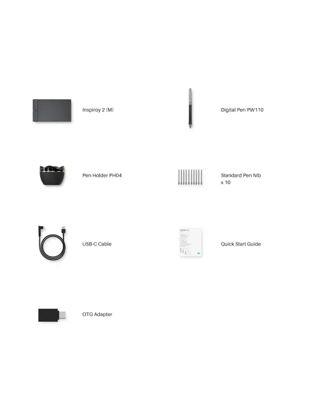 Grafik planshet Huion H951P, 8.7"x5.4", qora