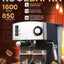 Carob qahva qaynatgich Ardesto Steel Collection 1,6 litr, kappuchino qaynatgich, YCM-E1600