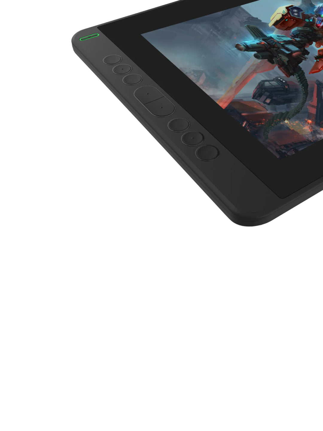 Grafik monitori Huion Kamvas 13, 13.3", G3, DP, USB-C, qora, GS-1333