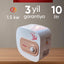 Shivaki suv isitgichi, germetik, oshxona uchun, 1,5 kVt, 10 litrli