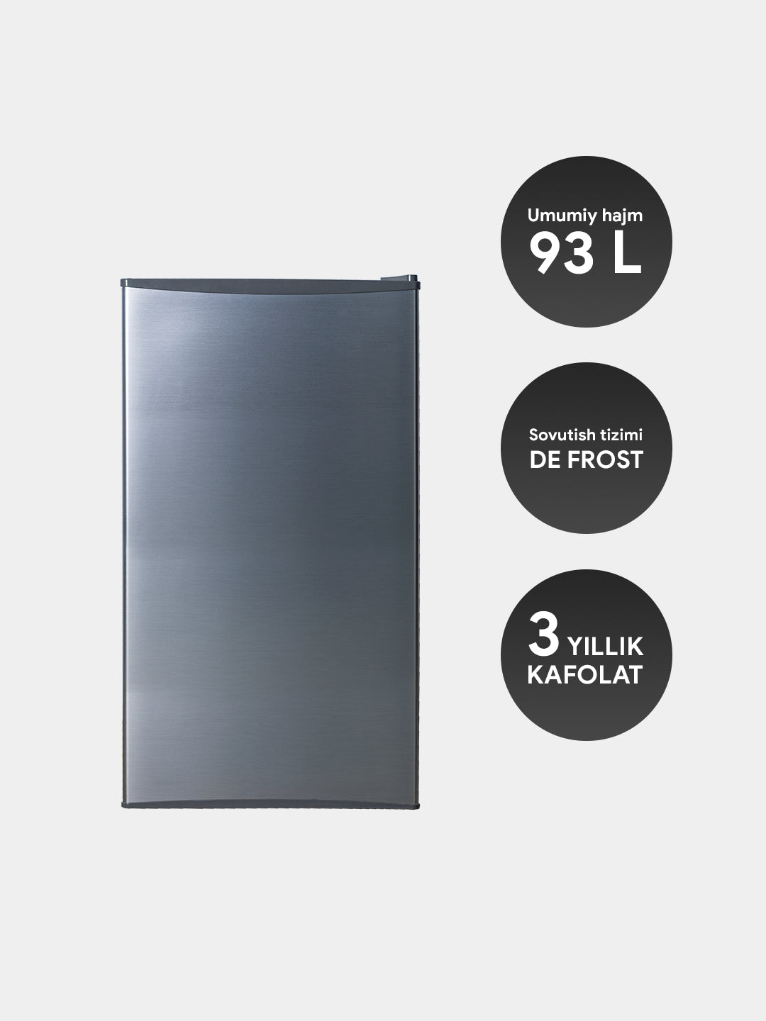 Premier PRM‐131SDDF/W muzlatgichi, 93 l, A++, De Frost