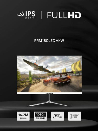 Monitor Premier 24", 27" PRM180LEDM, 180 Hz, IPS, FullHD