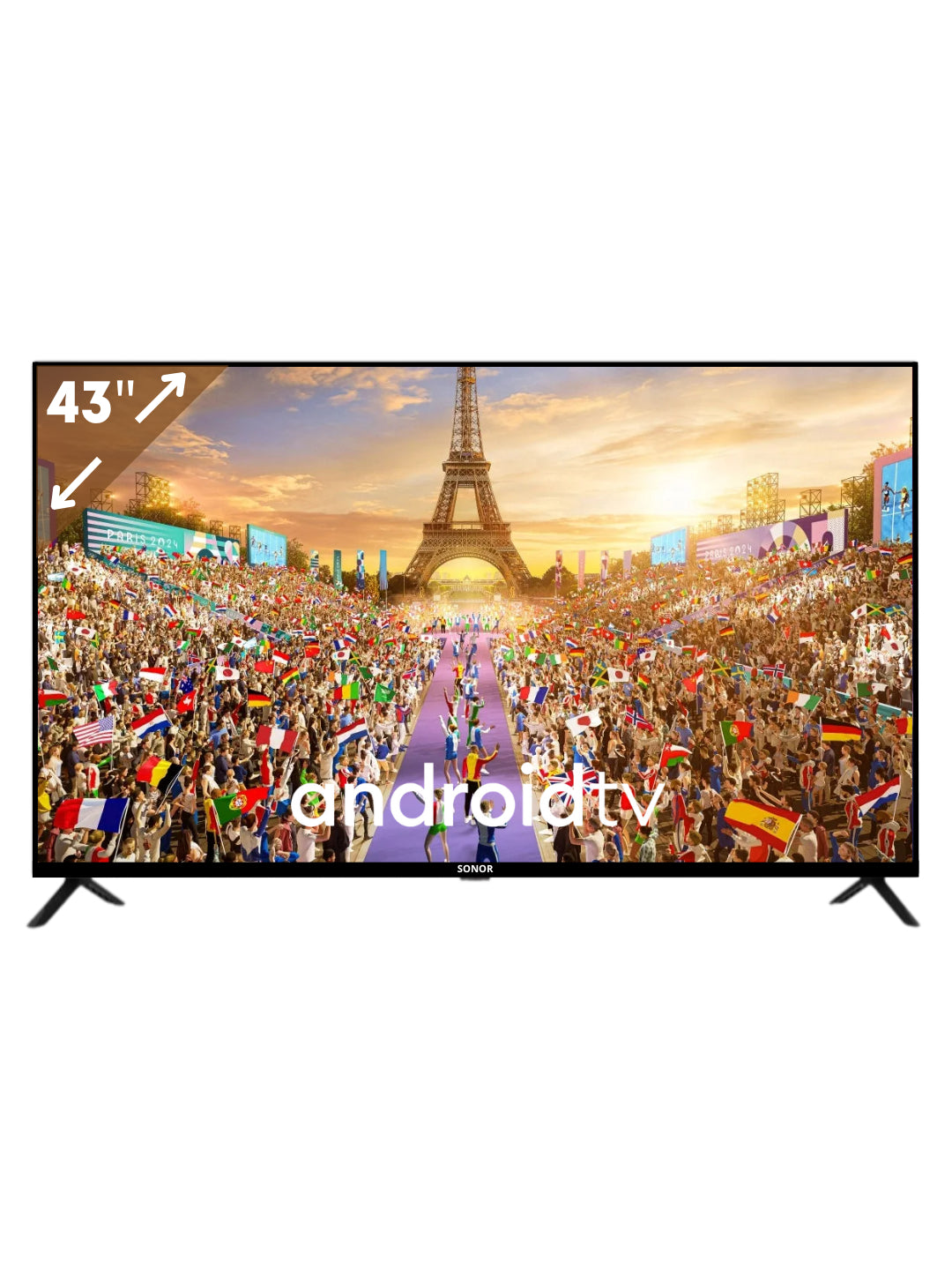 Smart televizor Sonor 43SNR/100SV, 43", qora