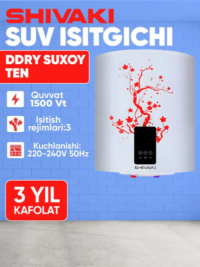 SHIVAKI, suv isitgichlar DRY 50L
