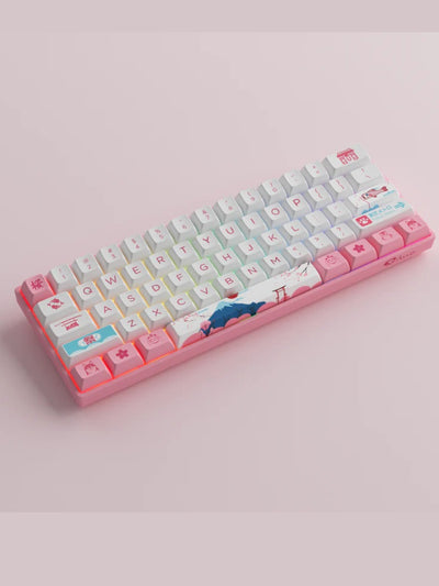 O‘yin mexanikasi Akko 3061S World Tour Tokyo R2 RGB Hotswappable CS Jelly Pink RGB