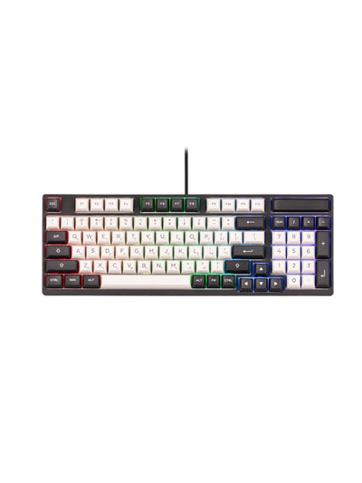 Akko 3098S RGB Dracula Hotswappable CS Silver RGB o‘yin mexanik klaviaturasi