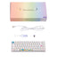 Oʻyin uchun simsiz klaviatura, mexanik Akko 3068B Doraemon Rainbow CS Jelly Pink RGB