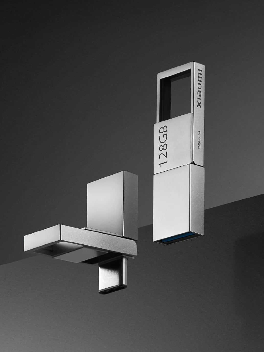 Fleshka Xiaomi Dual-interface Flash Drive 128GB USB + Type-C, metall
