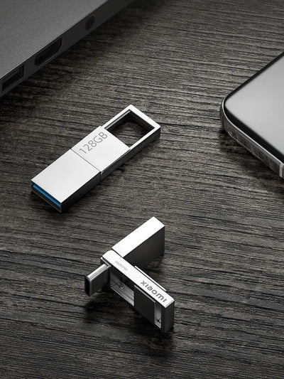 Fleshka Xiaomi Dual-interface Flash Drive 128GB USB + Type-C, metall