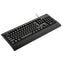 Simli o‘yin membranali klaviatura 2E Gaming KG330 LED USB, qora
