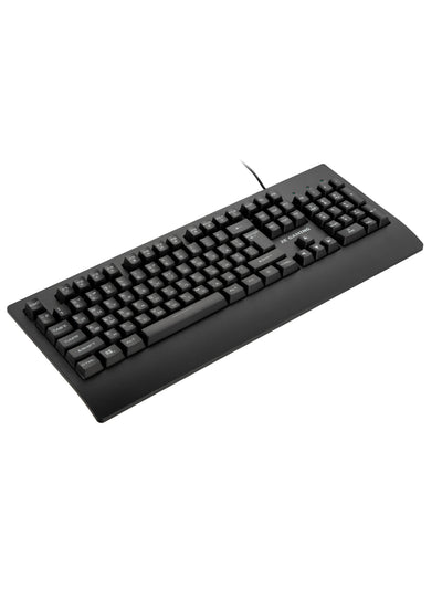 Simli o‘yin membranali klaviatura 2E Gaming KG330 LED USB, qora