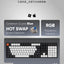 Simli oyin klaviaturasi Keychron C2 104Key, Gateron G Pro, Hot-Swap, RGB, C2H