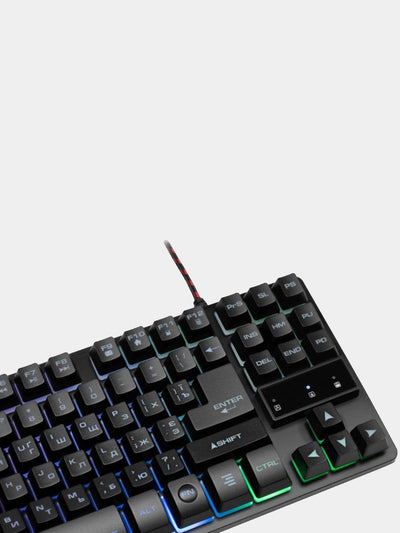 O'yin klaviaturasi 2E GAMING KG290 LED USB Black Ukr