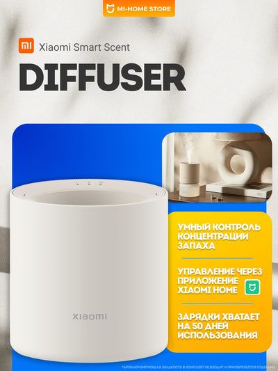 Aqilli aromadiffusor Xiaomi Smart Sccent Diffuser sozlash va yoritish bilan, 30dB