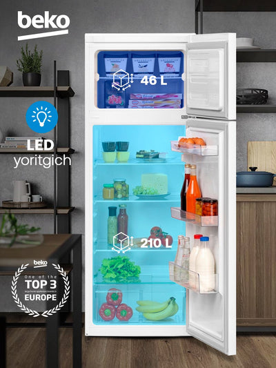 Sovutgich ikki kameralik Beko DSMV5280MA0W, hajmi 280 litr